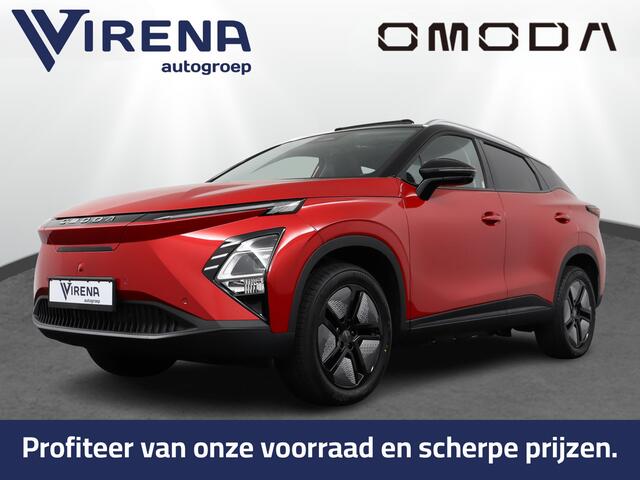 Omoda 5 Premium 61 kWh Schuif- /kanteldak - Stoel verwarming & ventilatie - Elektrische achterklep - Lederen interieur - Fabrieksgarantie tot 04-2033