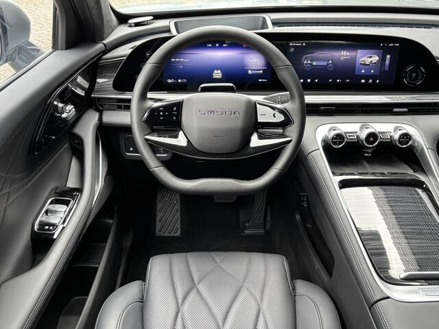 Omoda 9 SHS Premium Plug-In Hybride Automaat met 1100 km Range, Lederen bekleding, Elektrsiche stoelverstelling voor en achter Nu te bestellen en proef te rijden!