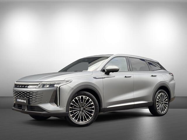 Omoda 9 SHS Premium Plug-In Hybride Automaat met 1100 km Range, Lederen bekleding, Elektrsiche stoelverstelling voor en achter Nu te bestellen en proef te rijden!