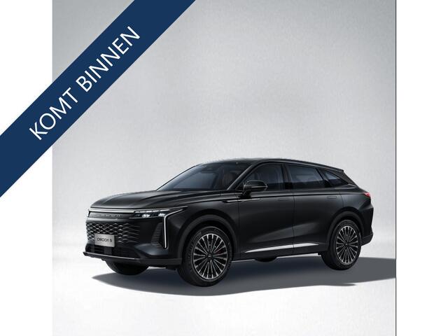 Omoda 9 SHS 1.5T-GDi SHS-P 145 KM ELEKTRISCH | 538 PK | MAT ZWART NIEUWE OMODA 9 PREMIUM AWD 4WD 4X4