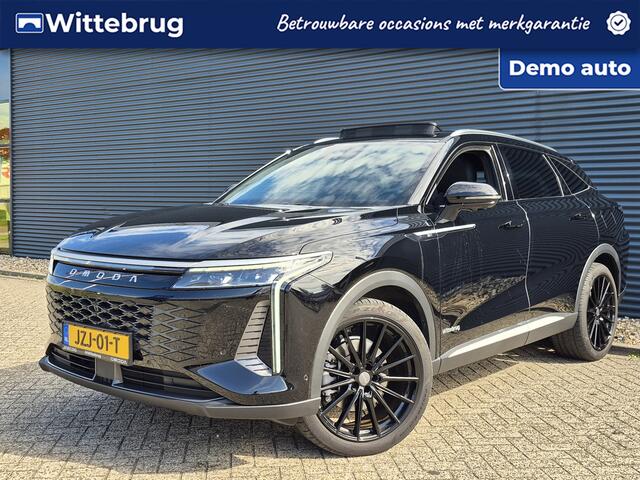 Omoda 9 SHS 1.5T-GDi SHS-P Premium 5p | 21 Inch Glossy Black Velgen | Schuif Kanteldak | Zwart Lederen Bekleding met Massage, Verwarming en Koeling | Supercomplete Uitvoering | 7 jaar Fabrieksgarantie !!