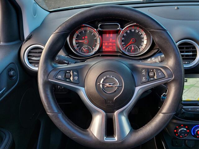 Opel ADAM 1.0 Turbo 116pk Unlimited | Cabriodak | Navi | Clima | Cruise | Dodehoek+Licht+Regensensor | Pdc V+A+Assist | Stoel+Stuurwielverwarming | Privacy Glass | Mistlampen | 16''lm