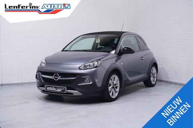 Opel ADAM 1.0 Turbo Rocks BlitZ NAP 17"lmv climate-controlle navi-fullmap electrisch-vouwdak multifunctioneel-stuurwiel apple-carplay cruise-controlle stoel-stuurverwarming private-glas camera