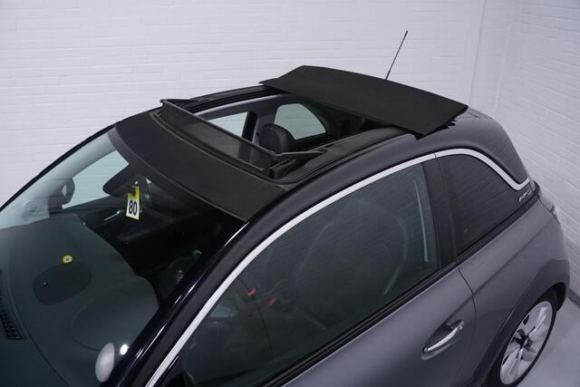 Opel ADAM 1.0 Turbo Rocks BlitZ NAP 17"lmv climate-controlle navi-fullmap electrisch-vouwdak multifunctioneel-stuurwiel apple-carplay cruise-controlle stoel-stuurverwarming private-glas camera