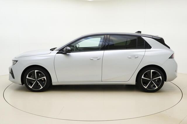 Opel ASTRA 1.2 Turbo Hybrid GS 136 PK Automaat | Navigatie | Camera | Stoel & Stuurverwarming | Keyless | Lichtmetalen velgen | Zwart dak | Extra getint glas