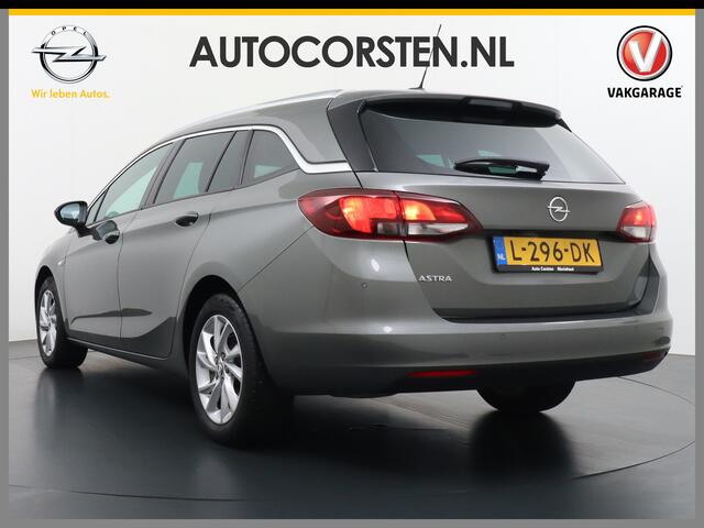 Opel ASTRA Sports Tourer T 111pk Navi Apple/Android Elek.klep Keyless Lane-dep. CruiseControl Pdc-a+v Ecc Licht-/Zichtpakket Bluetooth Isofix 4xElek.Ramen Mistlampen Usb 16''LM Dealer Onderhouden 1.2 Turbo Business Elegance