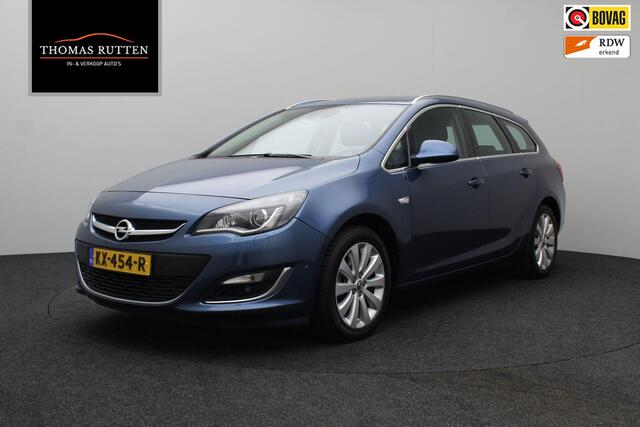 Opel ASTRA Sports Tourer 1.4 Turbo Blitz 2016 Airco | Navigatie | Cruise control | Bluetooth USB | Trekhaak | Lichtmetaal | Elektrische ramen + spiegels | Half leder