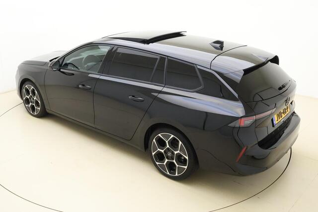 Opel ASTRA Sports Tourer 1.2T 130pk Automaat Ultimate | Schuif/-kanteldak| Navigatie | 360 Camera | AGR Comfortstoelen| Stuur & Stoel Verwarming |