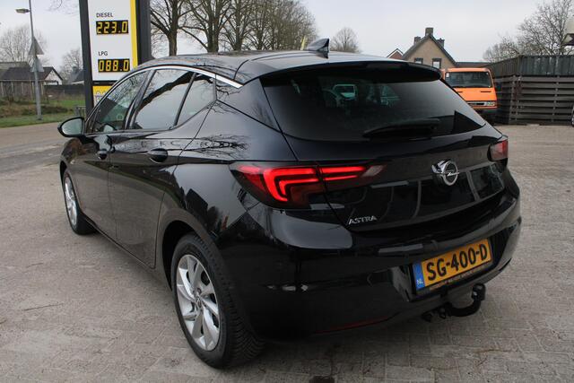 Opel ASTRA 1.0 Carplay, ACC, Achteruitrijcamera, ECC, LED, NAVI, Parksens. V en A, Leder/Stof, Parkeer assistent, Trekhaak, 16" LMV