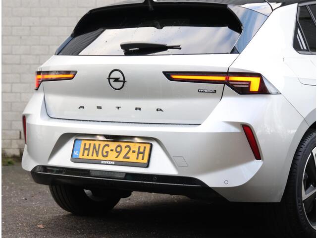Opel ASTRA 145PK Hybrid GS | 1ste eigenaar | AppleCarPlay/AndroidAuto | Head-Up Display | Navigatie | Adaptive Cruise Control | Keyless | AGR Stoel | Stoel/Stuur/Voorruitverwarming | FULL LED | 360'Camera | Isofix | Privacy Glass | Two-Tone |