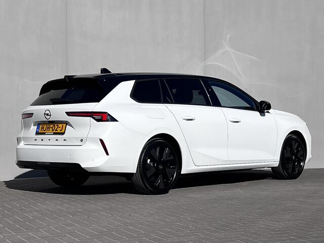Opel ASTRA Sports Tourer 54 kWh GS Electric / Nieuw / Tot 8 jaar fabrieksgarantie mogelijk / WLTP 418 km / CCS snel laden / Warmte pomp / Camera 360° / Adaptieve CC / Dode hoek detectie / Navi / Apple Carplay Android / Stuur- & stoelverwarming / 18" LM wielen /
