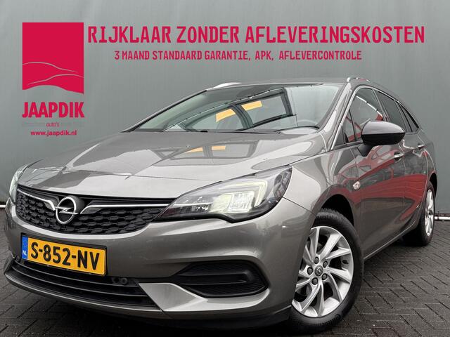 Opel ASTRA Sports Tourer BWJ 2021 1.2 131 PK Business Elegance FULL LED | HALF LEDER | CAMERA | STOELVERW. | STUURVERW. | CARPLAY + ANDROID | NAVI | CLIMA | CRUISE | DAB | LMV | PDC