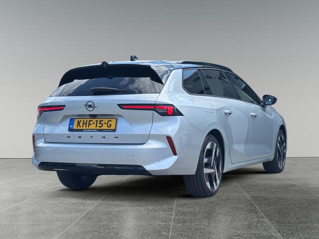 Opel ASTRA Electric 58 kWh Ultimate | ALCANTARA | SCHUIFKANTELDAK | STOEL + STUUR + VOORRUITVERW. | 18 INCH LM-VELGEN | NAVI | CAMERA | MASSAGE STOELEN | FIETSENDRAGERHAAK