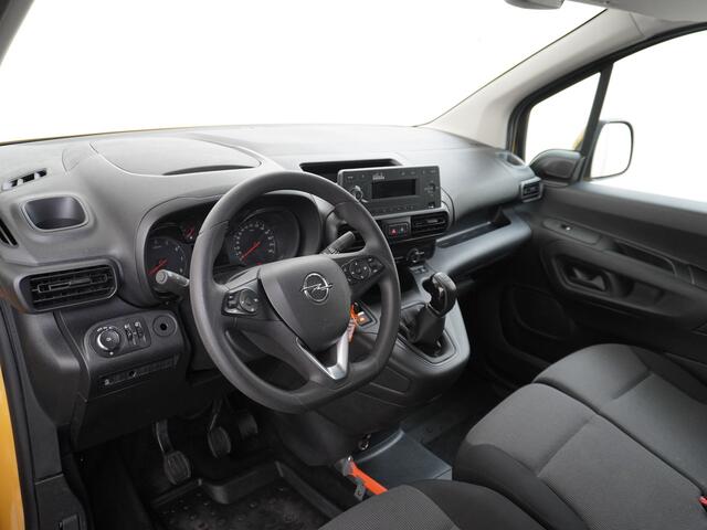 Opel COMBO 1.5D L1H1 Edition 10x Op voorraad! 3-Pers. Airco Cruise-Contr. Bluetooth Elektr.ramen Elektr.spiegels+Verwarmd Centr.Vergr+ab. Schuifdeur Betonplex vloer Lat om Lat betimmering Allesdragers 3 zit