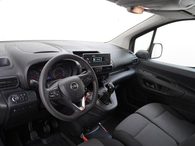 Opel COMBO 1.5D L1H1 Edition Airco Cruise Control Bluetooth Elektr.ramen Elektr.spiegels+Verwarmd Centr.Vergr+ab. Schuifdeur Betonplex vloer Lat om Lat betimmering
