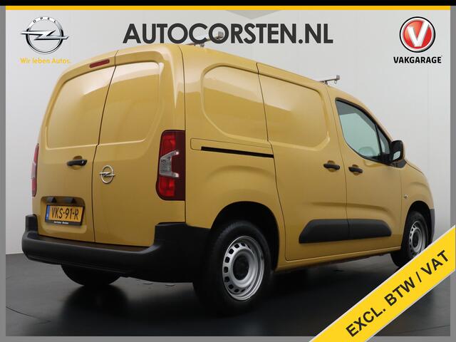 Opel COMBO 1.5D L1H1 Edition Airco Cruise Control Bluetooth Elektr.ramen Elektr.spiegels+Verwarmd Centr.Vergr+ab. Schuifdeur Betonplex vloer Lat om Lat betimmering