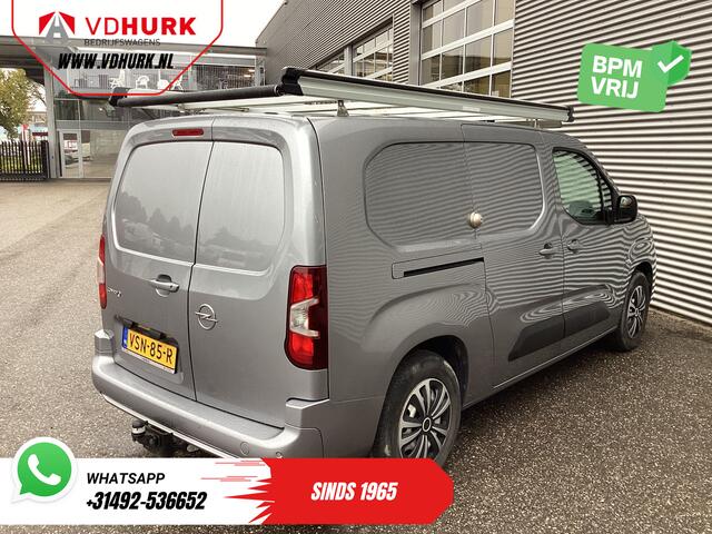 Opel COMBO Combo-e L2 50 kWh 135 pk 315km WLTP BPM VRIJ! Snellader/ Carplay/ Climate/ Imperiaal/ Cruise/ Head-up/ Stoel+Stuurverw./ Trekhaak