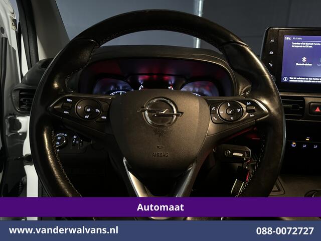 Opel COMBO 1.5D 131pk Automaat L1H1 Euro6 Airco | 3-Zits | Camera | Apple Carplay | Cruisecontrol Android Auto, Parkeersensoren, Bijrijdersbank