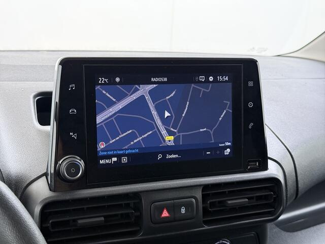 Opel COMBO 1.5D L1H1 Navi Dab AppleCarplay AndroidAuto CruiseControl Airco SchuifdeurRechts Pdc Boordcomputer Elek.Ramen/Spiegels Usb Stuurbekrachtiging Mistlampen