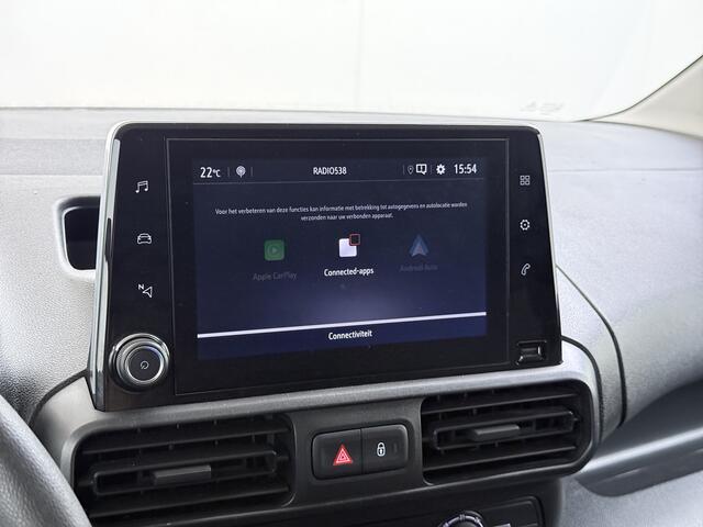 Opel COMBO 1.5D L1H1 Navi Dab AppleCarplay AndroidAuto CruiseControl Airco SchuifdeurRechts Pdc Boordcomputer Elek.Ramen/Spiegels Usb Stuurbekrachtiging Mistlampen