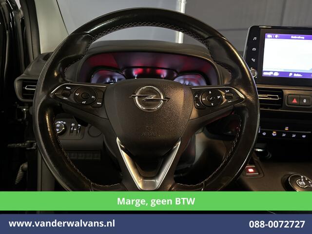 Opel COMBO Life 1.2 Turbo 131pk *Marge, GEEN BTW* Automaat 5 Persoons Benzine L1H1 Euro6 Airco | 5-Zits | Navigatie | Apple Carplay Android Auto, Cruisecontrol, Trekhaak, Parkeersensoren, Achterklep, Dubbele Cabine