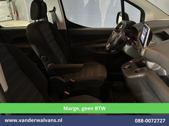 Opel COMBO Life 1.2 Turbo 131pk *Marge, GEEN BTW* Automaat 5 Persoons Benzine L1H1 Euro6 Airco | 5-Zits | Navigatie | Apple Carplay Android Auto, Cruisecontrol, Trekhaak, Parkeersensoren, Achterklep, Dubbele Cabine