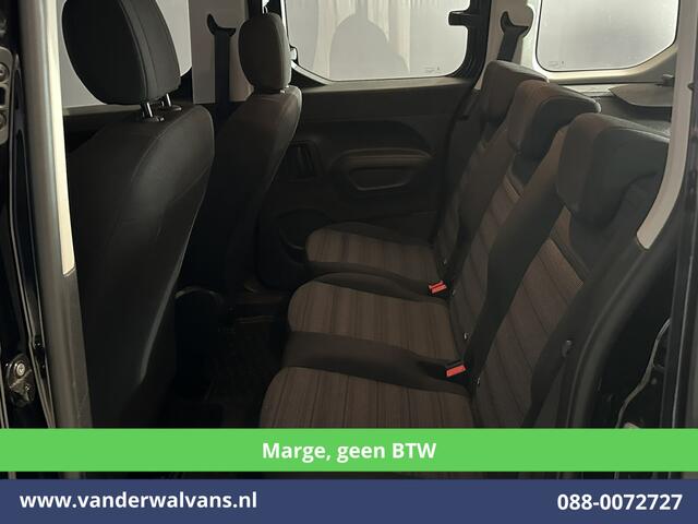 Opel COMBO Life 1.2 Turbo 131pk *Marge, GEEN BTW* Automaat 5 Persoons Benzine L1H1 Euro6 Airco | 5-Zits | Navigatie | Apple Carplay Android Auto, Cruisecontrol, Trekhaak, Parkeersensoren, Achterklep, Dubbele Cabine