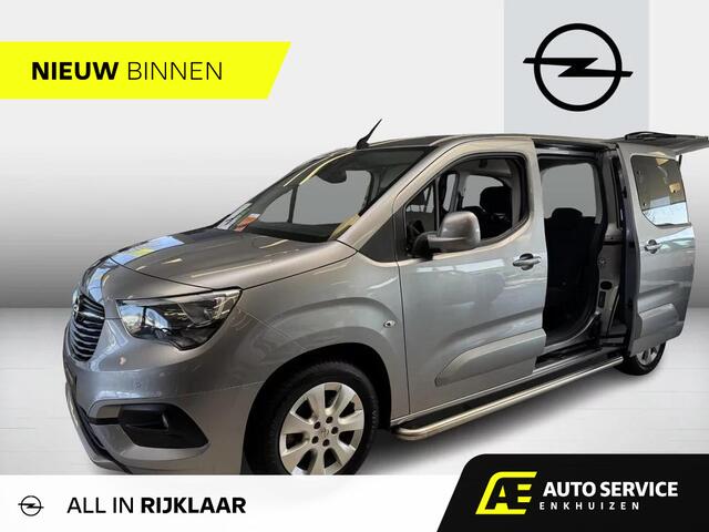 Opel COMBO TOUR 1.2 Turbo L2H1 Edition 7p. Incl. 12m garantie en onderhoud | Als nieuw! Incl. Camera | Carplay | LMV | Cruise | 7 persoons!
