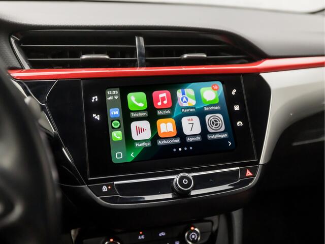 Opel CORSA 1.2 GS Line (VIRTUAL COCKPIT, APPLE CARPLAY, GROOT NAVI, 360 CAMERA, GETINT GLAS, LEDER, SPORTSTOELEN, CRUISE, LED KOPLAMPEN, LANE ASSIST, NIEUWSTAAT)