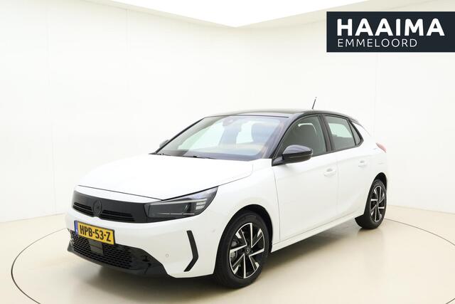 Opel CORSA 1.2 Turbo GS 100 PK | Navigatie via Carplay | Lichtmetalen velgen | Camera | Parkeersensoren | Zwart dak | Cruise control | Dodehoek detectie