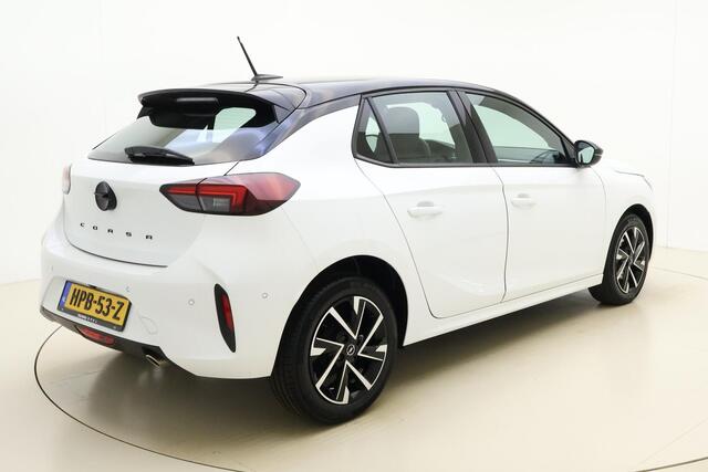 Opel CORSA 1.2 Turbo GS 100 PK | Navigatie via Carplay | Lichtmetalen velgen | Camera | Parkeersensoren | Zwart dak | Cruise control | Dodehoek detectie