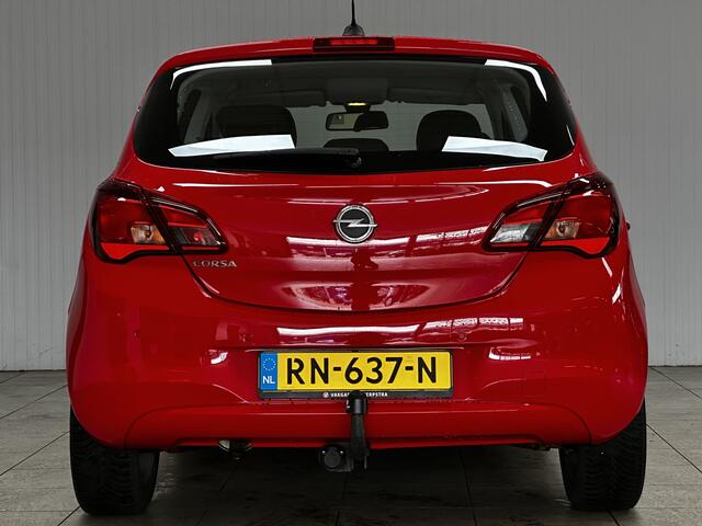 Opel CORSA 1.4 Favourite/ Trekhaak/ 16'' LMV/ Apple + Android/ DAB+/ Navi/ Airco/ Cruise/ Elek. pakket/ Isofix/ Bluetooth/ Multi. LEDER. Stuur/ Mistl./ PDC.