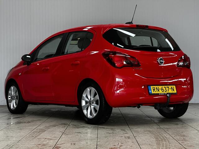 Opel CORSA 1.4 Favourite/ Trekhaak/ 16'' LMV/ Apple + Android/ DAB+/ Navi/ Airco/ Cruise/ Elek. pakket/ Isofix/ Bluetooth/ Multi. LEDER. Stuur/ Mistl./ PDC.