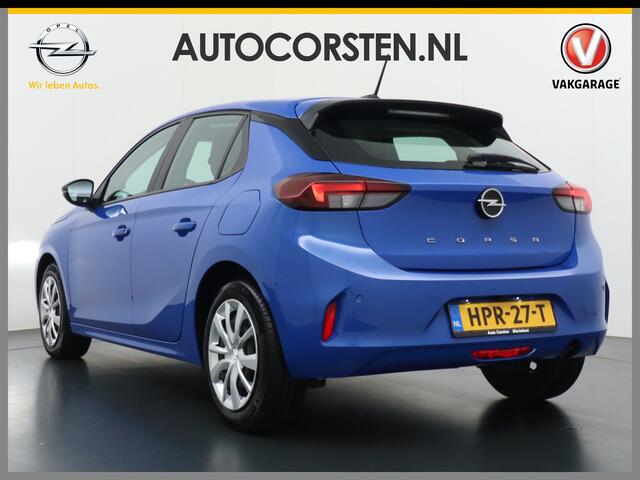 Opel CORSA 1.2I 5Drs Navi Apple Carplay Android Auto Airco Camera Stuur+Stoelverwarming Cruise Control Edition Pdc DAB Regen-Lichtsensor Isofix USB Bluetooth Facelift / Nieuw Model Zeer compleet! Bijna Nieuw!
