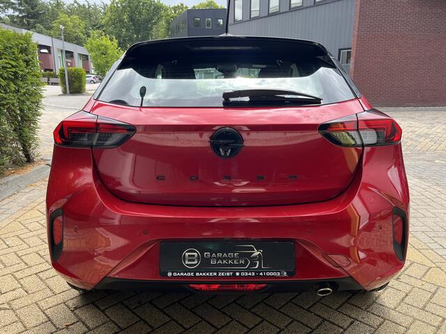 Opel CORSA 1.2 GS Line 100Pk, Camera, LED, Dodehoeksensoren, Stoel/Stuurverwarming, Zwart Dak
