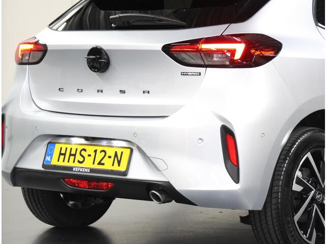 Opel CORSA 1.2 110PK Turbo Hybrid GS | 1ste eigenaar | AppleCarplay/AndroidAuto | stoel & stuur verwarming | Climate Control | Cruise Control | 10"scherm | Camera | Navigatie | LM velgen | Keyless | Two-Tone | LED | Parkeersensoren |