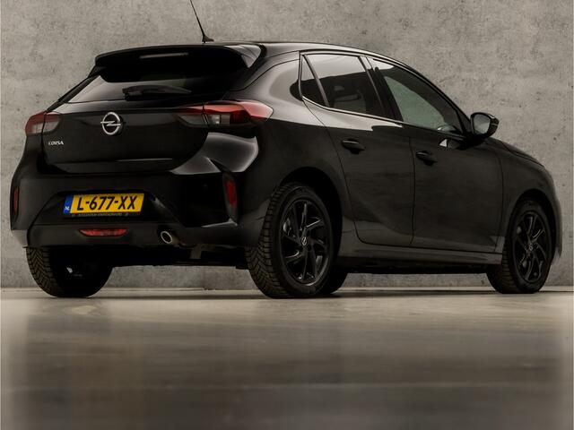 Opel CORSA 1.2 GS Line 101Pk (VIRTUAL COCKPIT, BLACK EDITION, APPLE CARPLAY, GROOT NAVI, STUUR/STOELVERWARMING, SPORTSTOELEN, LEDER, LM VELGEN, GETINT GLAS, NIEUWSTAAT)