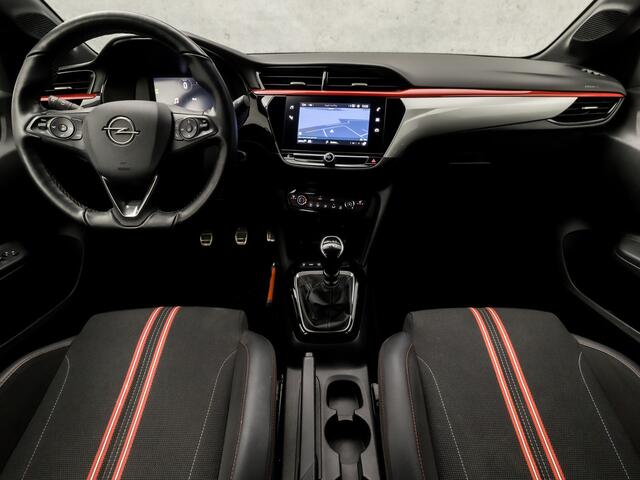 Opel CORSA 1.2 GS Line 101Pk (VIRTUAL COCKPIT, BLACK EDITION, APPLE CARPLAY, GROOT NAVI, STUUR/STOELVERWARMING, SPORTSTOELEN, LEDER, LM VELGEN, GETINT GLAS, NIEUWSTAAT)