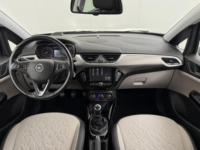 Opel CORSA Turbo 90pk 5d Innovation Bi-Xenon Camera PDC Trekhaak ECC 1/2 Leer Volledig Dealer onderhouden! laatste beurt bij 111.000km Priv.Glass