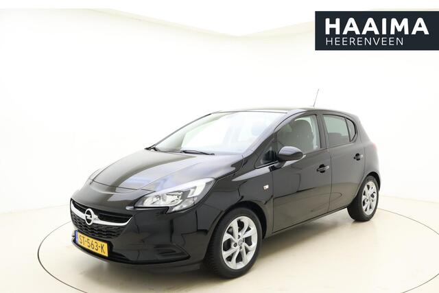 Opel CORSA 1.4 16v 90pk 5drs Black Edition | Navigatie | Trekhaak | Airco | Cruise control | Lichtmetalen velgen | Parkeersensoren | Sportstoelen