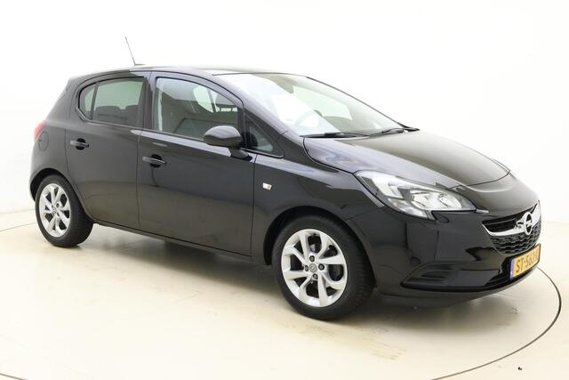 Opel CORSA 1.4 16v 90pk 5drs Black Edition | Navigatie | Trekhaak | Airco | Cruise control | Lichtmetalen velgen | Parkeersensoren | Sportstoelen