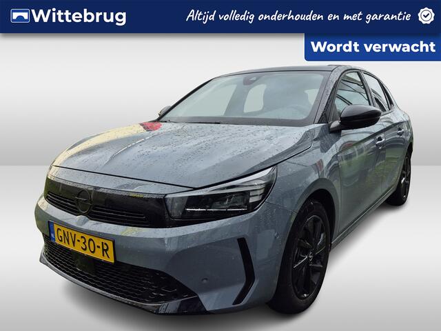 Opel CORSA 1.2 Turbo Hybrid GS | Automaat | Camera | Parkeersensoren Voor en Achter | Navigatie | Two Tone | Zwarte Velgen en Zwart Dak | Stoel en Stuurverwarming |