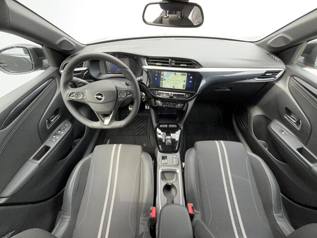 Opel CORSA 1.2 Turbo Hybrid GS 136PK Automaat / 100% Dealeronderhouden / Trekhaak (Trekgewicht 1.200kg) / Achteruitrijcamera / Navigatie via Apple Carplay & Android Auto / Cruise Control / Dodehoek Detectie / Parkeersensoren voor en achter / Radio / Airco