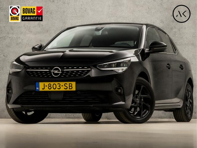 Opel CORSA 1.2 Elegance Black Edition (APPLE CARPLAY, STUUR/STOEL VERWARMING, GROOT NAVI, CAMERA, LEDER, ELEKTRISCHE STOELEN, MASSAGE STOELEN, LED KOPLAMPEN, GETINT GLAS, NIEUWSTAAT)