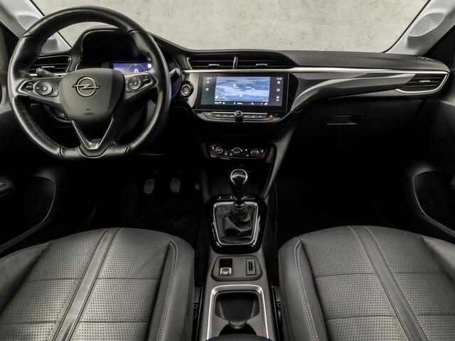 Opel CORSA 1.2 Elegance Black Edition (APPLE CARPLAY, STUUR/STOEL VERWARMING, GROOT NAVI, CAMERA, LEDER, ELEKTRISCHE STOELEN, MASSAGE STOELEN, LED KOPLAMPEN, GETINT GLAS, NIEUWSTAAT)
