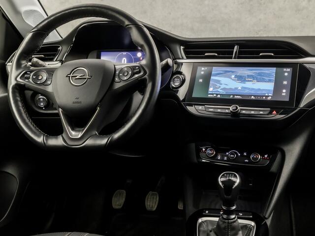 Opel CORSA 1.2 Elegance Black Edition (APPLE CARPLAY, STUUR/STOEL VERWARMING, GROOT NAVI, CAMERA, LEDER, ELEKTRISCHE STOELEN, MASSAGE STOELEN, LED KOPLAMPEN, GETINT GLAS, NIEUWSTAAT)