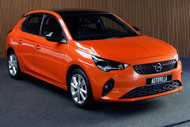 Opel CORSA 1.2 T Aut. Panodak Leer Navi Camera Stuurverwarm. Stoelverwarming Climate C. PDC Parkeerassistent Cruise C. Zwarte binnenhemel LM velgen BTW auto