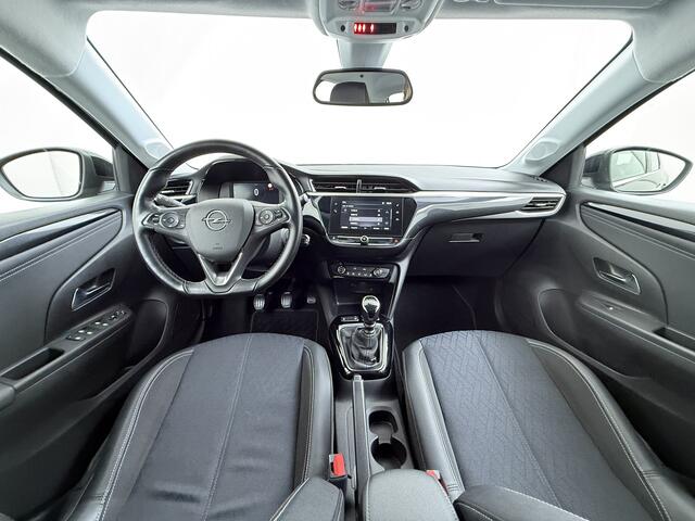 Opel CORSA 1.2T 101PK Navi PDC-a+v 360°Camera Airco Apple Carplay Android 1/2 LeerCruise Control Pdc Elegance Distributie bij 91.000km vervangen! Lane Assist Isofix Led Regen-Lichtsensor Lmv Chroompakket 1e Eigenaar Origineel Nederlandse Auto Incl. volledige onderho