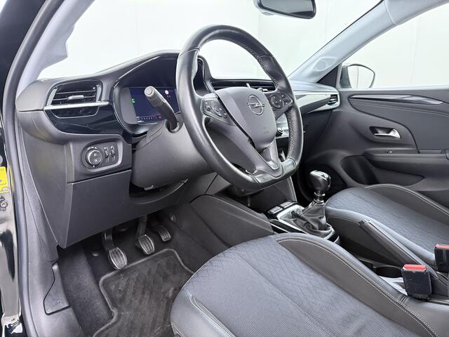 Opel CORSA 1.2T 101PK Navi PDC-a+v 360°Camera Airco Apple Carplay Android 1/2 LeerCruise Control Pdc Elegance Distributie bij 91.000km vervangen! Lane Assist Isofix Led Regen-Lichtsensor Lmv Chroompakket 1e Eigenaar Origineel Nederlandse Auto Incl. volledige onderho