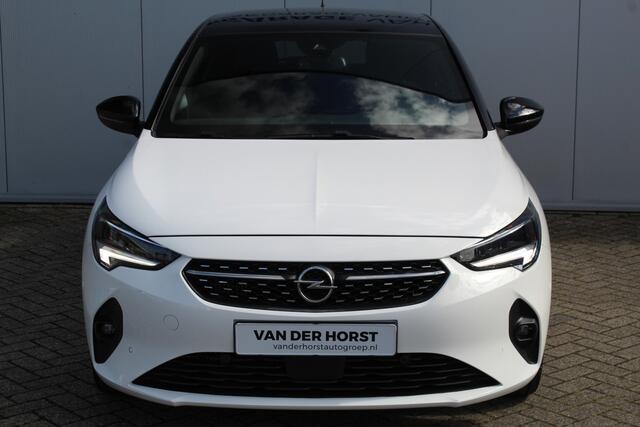 Opel CORSA 1.2-100pk Turbo GS Line. Erg mooie sportieve wagen, slechts 23.500 ! Panoramadak, Lane- en side assist, Telefoonvoorb., Cruise Cntrl, LED verl., PDC v+a, LM wielen, Climate Control, Navigatie by Apple/Android, Stoel- en stuurwiel verwarming etc.